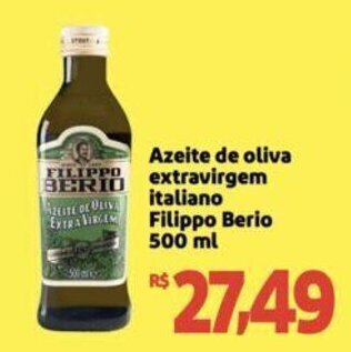 Extra Supermercado Azeite de oliva extravirgem italiano Filippo Berio 500 ml oferta