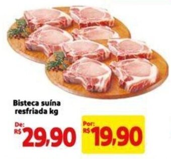 Extra Supermercado Bisteca suína resfriada kg oferta