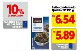 Extra Supermercado Leite condensado Qualitá TP 395 g oferta