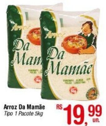 Fort Atacadista Arroz Da Mamãe Tipo 1 Pacote 5kg oferta