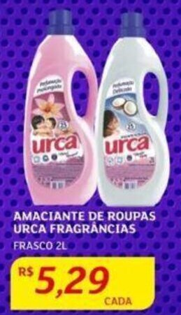 Assaí Atacadista AMACIANTE DE ROUPAS URCA FRAGRÂNCIAS FRASCO 2L oferta