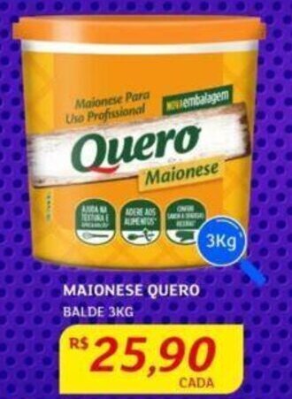 Assaí Atacadista MAIONESE QUERO BALDE 3KG oferta
