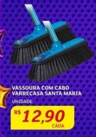 Assaí Atacadista VASSOURA COM CABO VARRECASA SANTA MARIA UNIDADE oferta