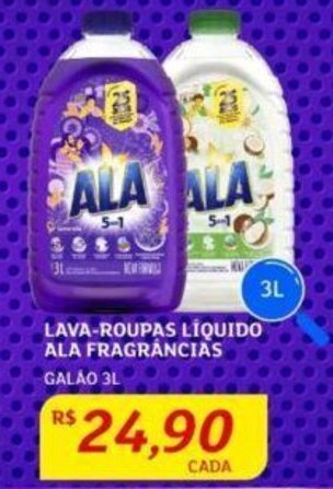 Assaí Atacadista LAVA-ROUPAS LIQUIDO ALA FRAGRANCIAS GALÁO 3L oferta