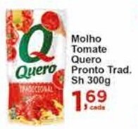 Rossi Supermercado Molho Tomate Quero Pronto Trad. Sh 300g oferta