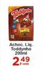 Rossi Supermercado Achoc. Liq.. Toddynho 200ml oferta