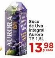 Rossi Supermercado Suco de Uva Integral Aurora TP 1,5L oferta