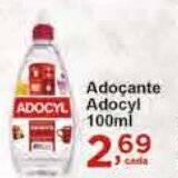 Rossi Supermercado Adoçante Adocyl 100ml oferta