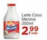 Rossi Supermercado Leite Coco Menina 200ml oferta