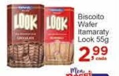 Rossi Supermercado Biscoito Wafer Itamaraty Look 55g oferta
