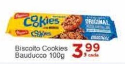 Rossi Supermercado Biscoito Cookies Bauducco 100g oferta