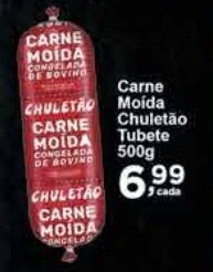 Rossi Supermercado Carne Moída Chuletão Tubete 500g oferta