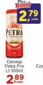 Rossi Supermercado Cerveja Petra P.m Lt 350ml oferta