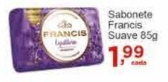Rossi Supermercado Sabonete Francis Suave 85g oferta