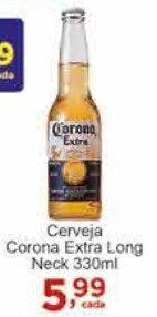 Rossi Supermercado Cerveja Corona Extra Long Neck 330ml oferta