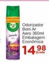 Rossi Supermercado Odorizador Bom Ar Aero 360ml Embalagem Econômica oferta
