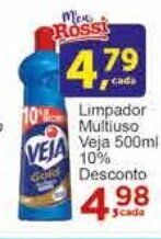 Rossi Supermercado Limpador Multiuso Veja 500ml 10% Desconto oferta