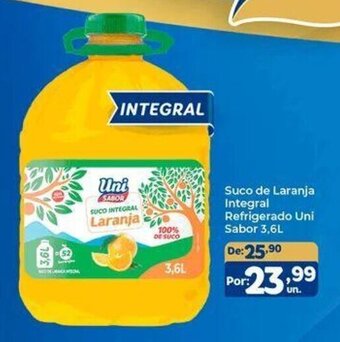 Confiança Supermercados Suco de Laranja Integral Refrigerado Uni Sabor 3,6L oferta