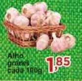 Rossi Supermercado Alho granel cada 100g oferta