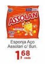 Esponja Aço Assolan c/ 8un