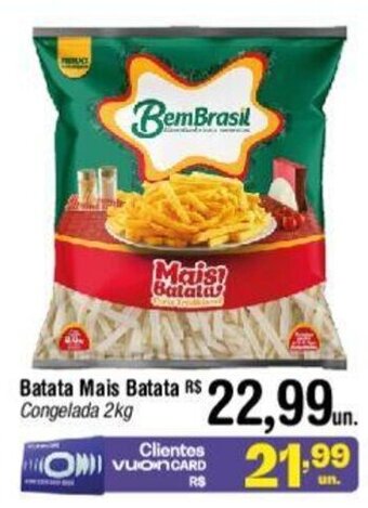 Fort Atacadista Batata Mais Batata Congelada 2kg oferta