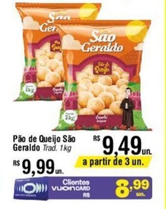 Fort Atacadista Pão de Queijo São Geraldo Trad. 1kg oferta