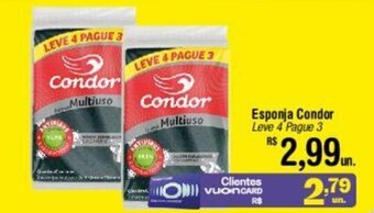 Fort Atacadista Esponja Condor Leve 4 Pague 3 oferta