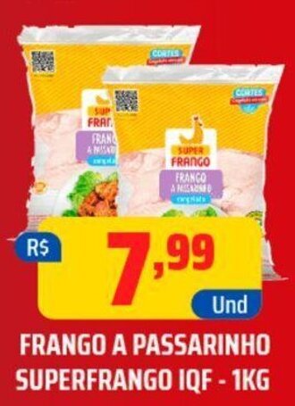 Tatico FRANGO A PASSARINHO SUPERFRANGO IQF - 1KG oferta