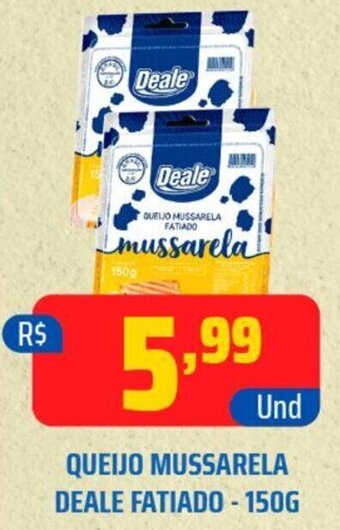 Tatico QUEIJO MUSSARELA DEALE FATIADO - 150G oferta