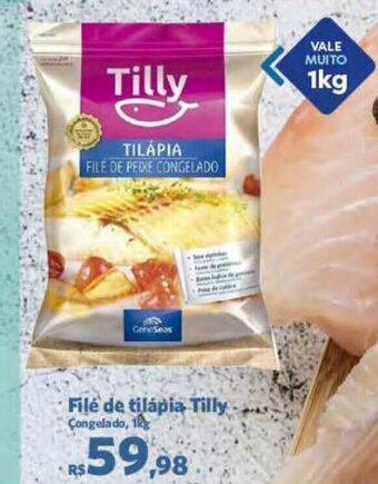 Sam's Club Filé de tilápia Tilly Congelado, 1kg oferta