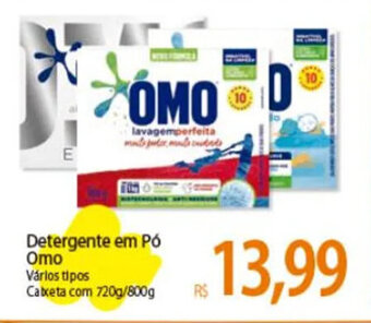 Atacadão Detergente em Pó Omo Caleta com 720g/800g oferta