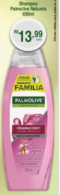Fort Atacadista Shampoo Palmolive Naturals 650ml oferta