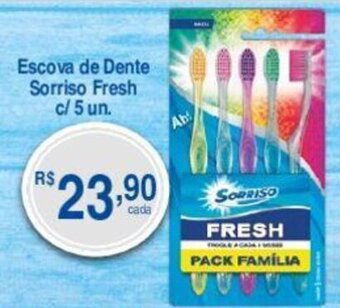 Fort Atacadista Escova de Dente Sorriso Fresh c/ 5 un. oferta