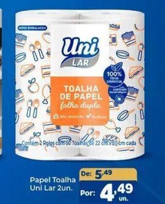 Confiança Supermercados Papel Toalha Uni Lar 2un. oferta