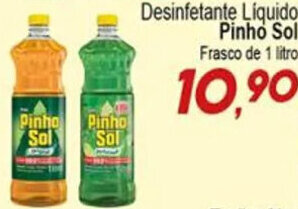 Desinfetante Líquido Pinho Sol Frasco de 1 litro