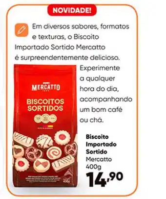 Zaffari Biscoito Importado Sortido Mercatto 400g oferta