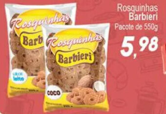 Villefort Atacadista Rosquinhas Barbieri Pacote de 550g oferta