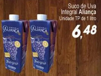 Suco de Uva Integral Aliança Unidade TP de 1 litro