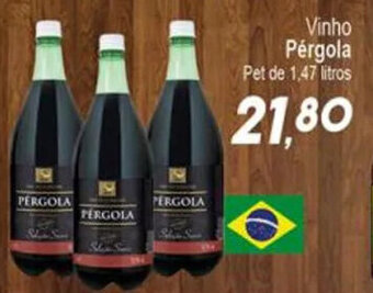 Villefort Atacadista Vinho Pérgola Pet de 1,47 litros oferta
