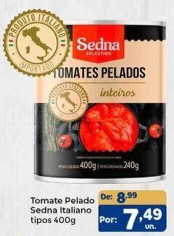Tomate Pelado Sedna Italiano tipos 400g