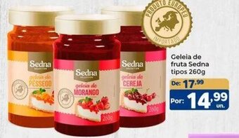 Confiança Supermercados Geleia de fruta Sedna tipos 260g oferta