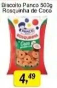 Supermercados Paraná Biscoito Panco 500g Rosquinha de Coco oferta