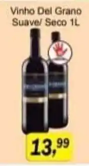 Supermercados Paraná Vinho Del Grano Suave/ Seco 1L oferta