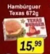 Supermercados Paraná Hamburguer Texas 672g oferta