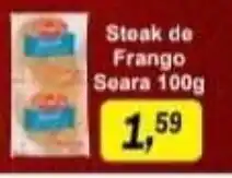 Supermercados Paraná Steak de Frango Seara 100g oferta