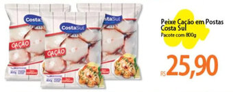 Atacadão Peixe Cação em Postas Costa Sul Pacote com 800g oferta