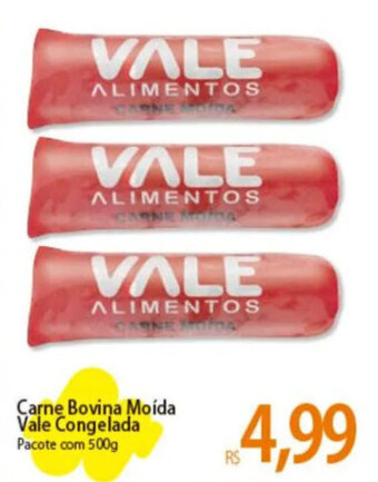 Atacadão Carne Bovina Moída Vale Congelada Pacote com 500g oferta