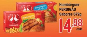 Supermercados Unidos Hambúrguer PERDIGÃO Sabores 672g oferta