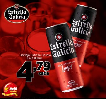 Cerveja Estrella Galicia Lata 350ml