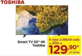 Carrefour Smart TV 55" 4K Toshiba oferta